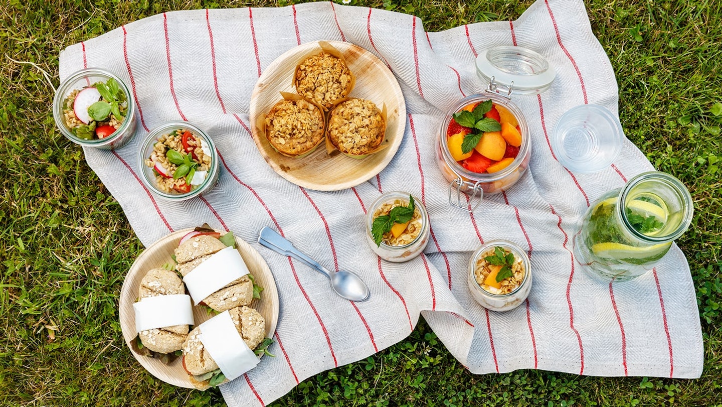 picnic food spread