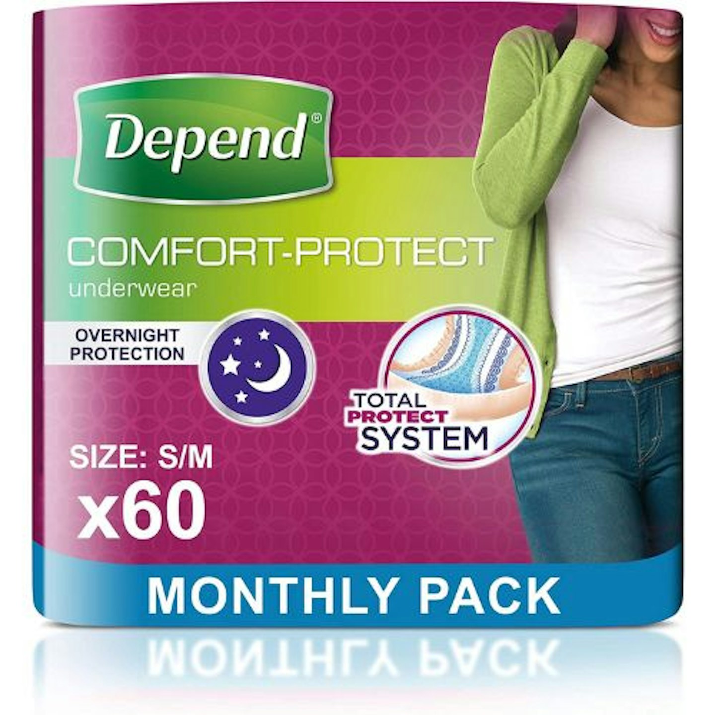 Depend Comfort Protect Incontinence Pants for Women