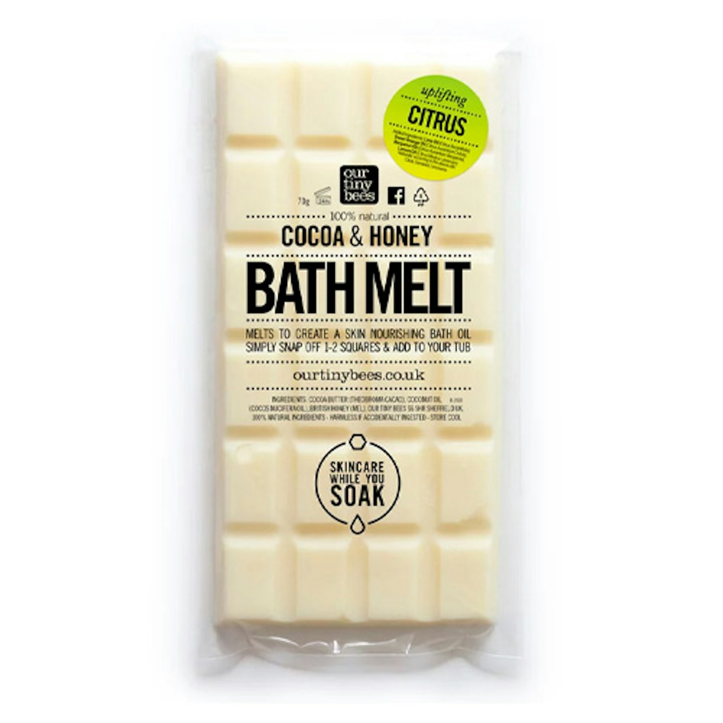 Our Tiny Bees Citrus Bath Melt - 70g