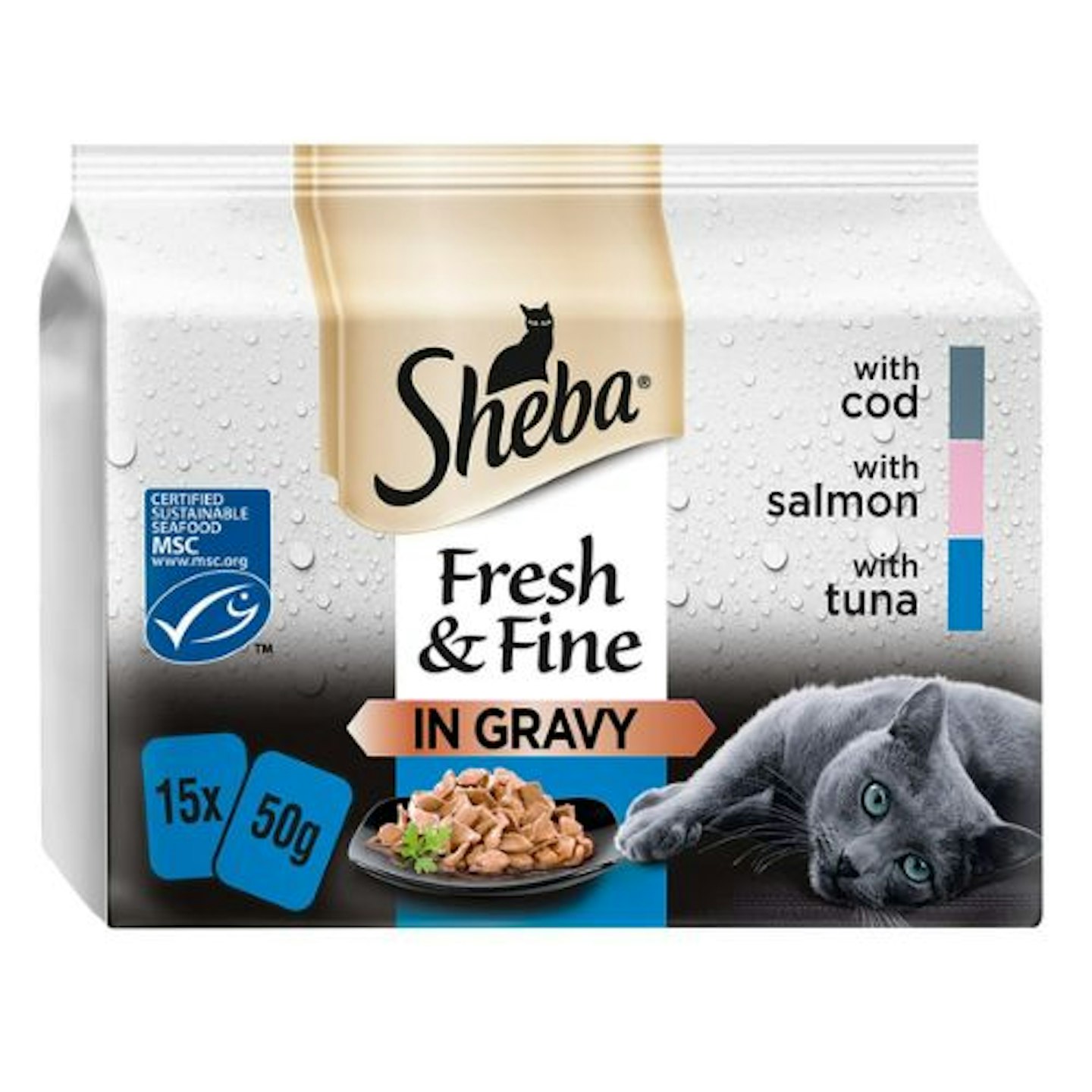 Sheba Fresh Choice Fish Collection in Gravy Cat Food