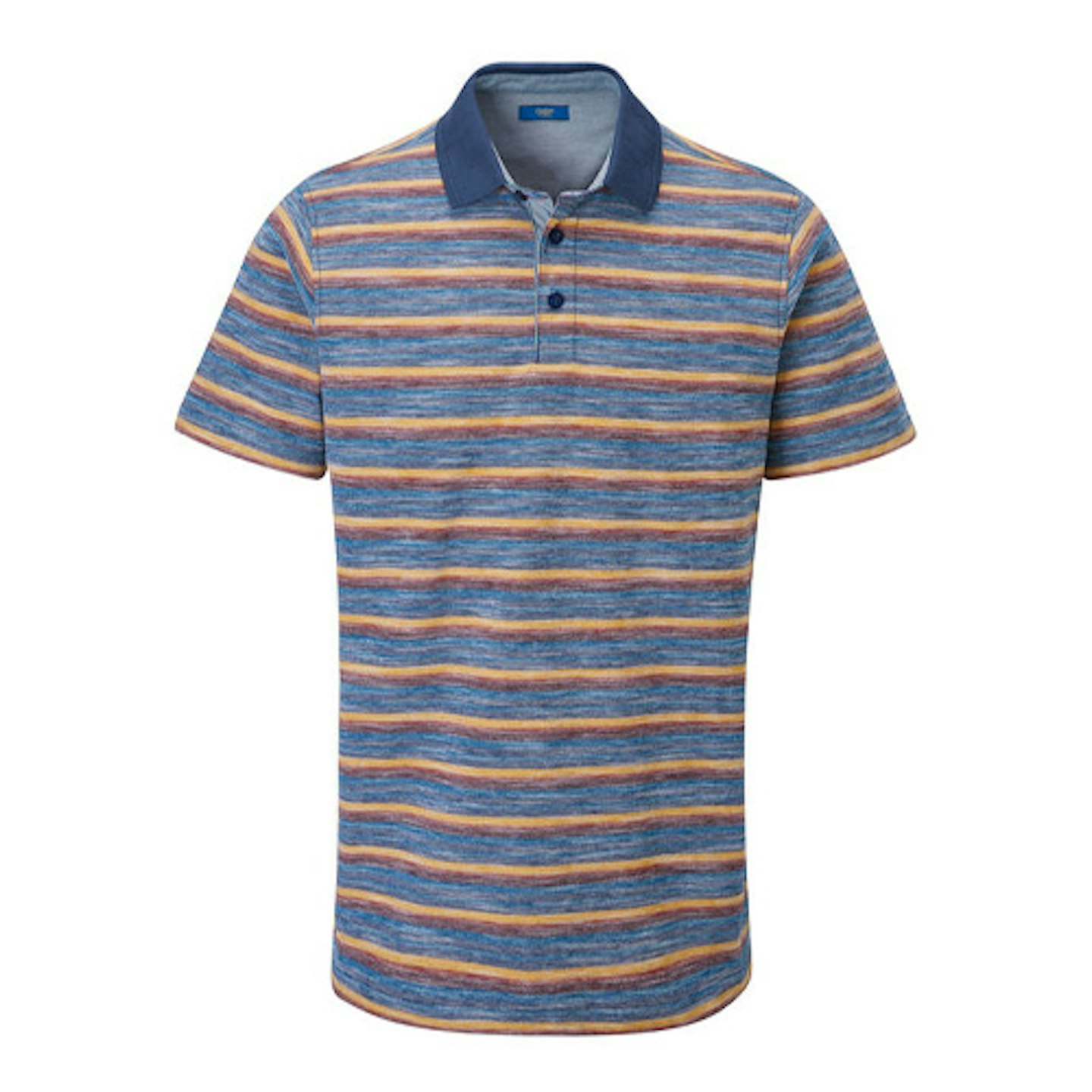 Textured Stripe Polo Shirt