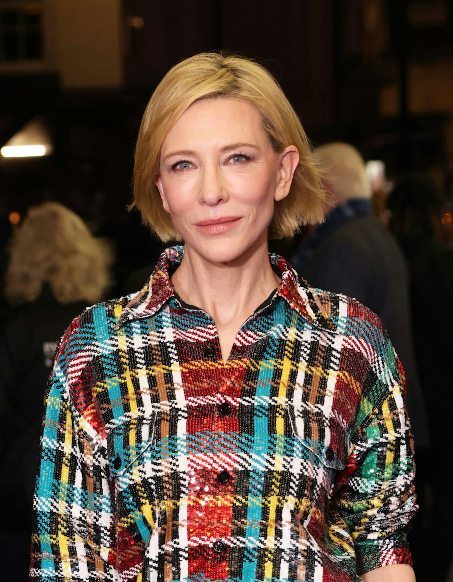 Cate Blanchett with a fashionable lob cut