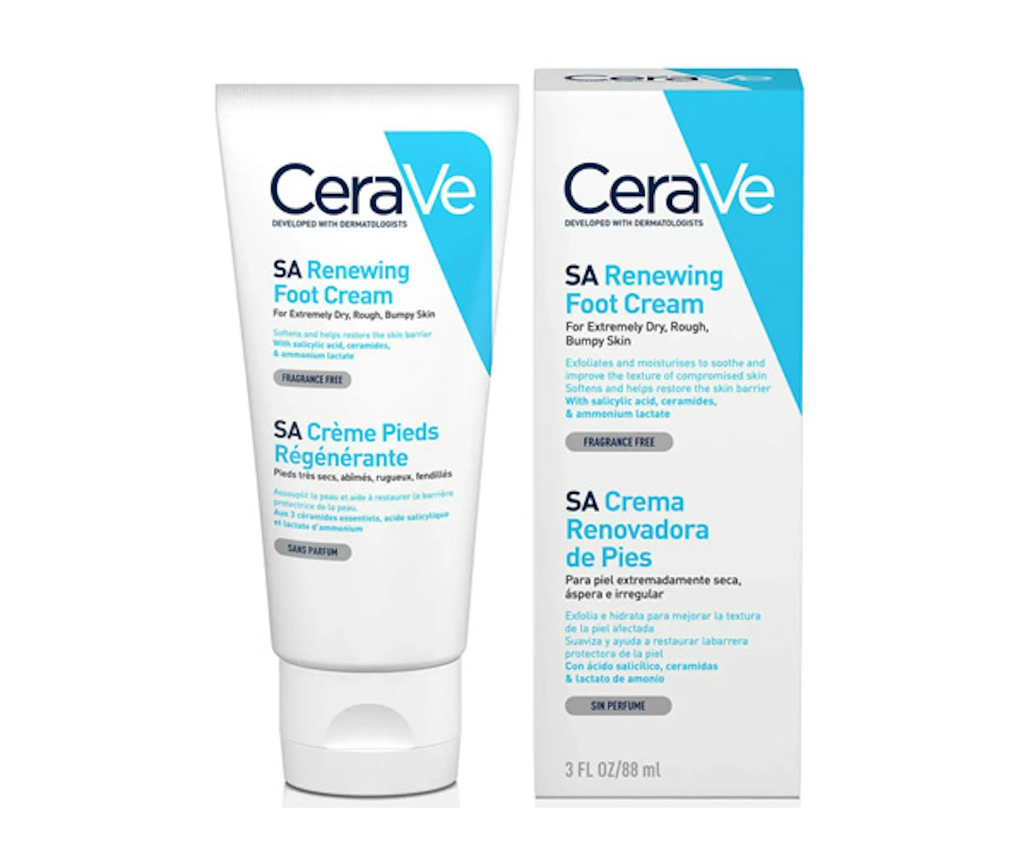 CeraVe SA Renewing Foot Cream 88ml