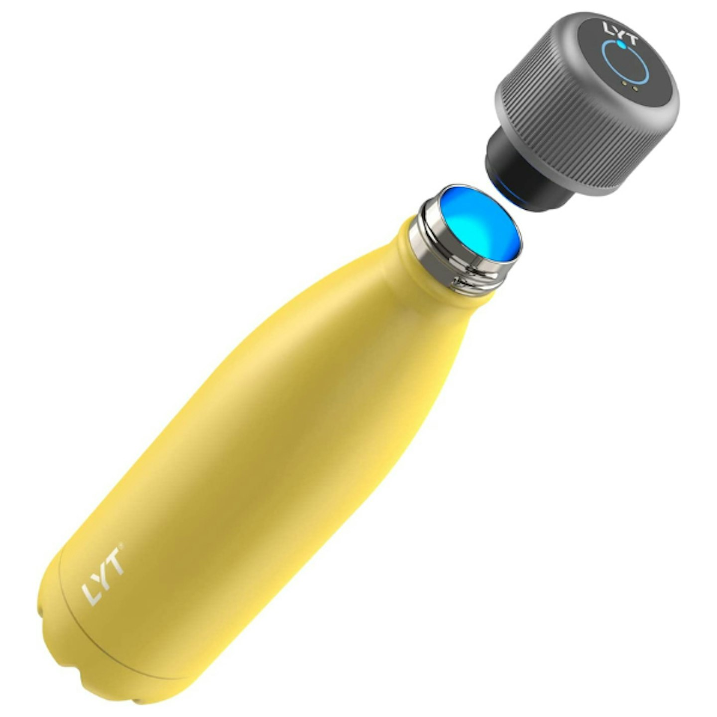 CrazyCap LYT Bottle, Self-Cleaning and Water Purification Sports Bottle