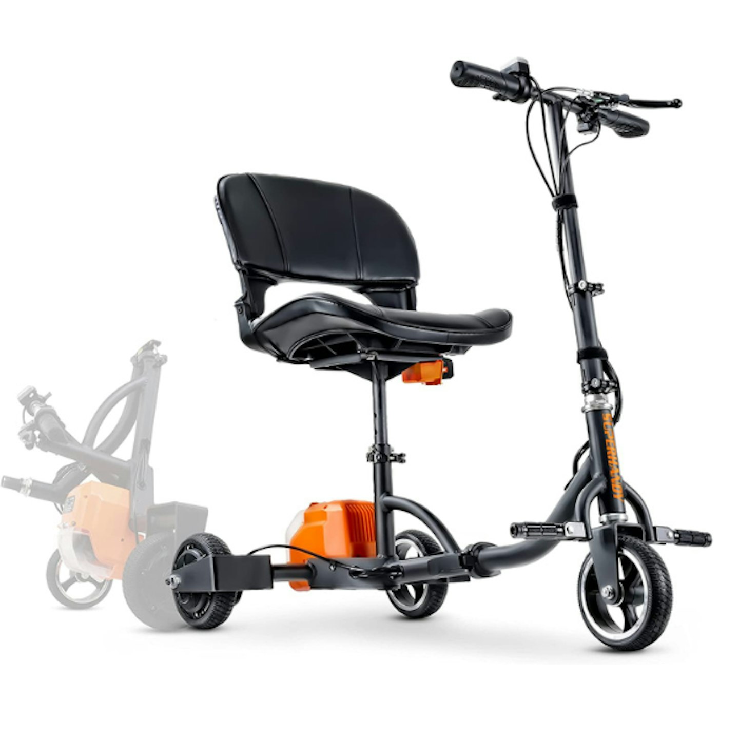 SuperHandy 3 Wheel Folding Mobility Scooter Electric Powered