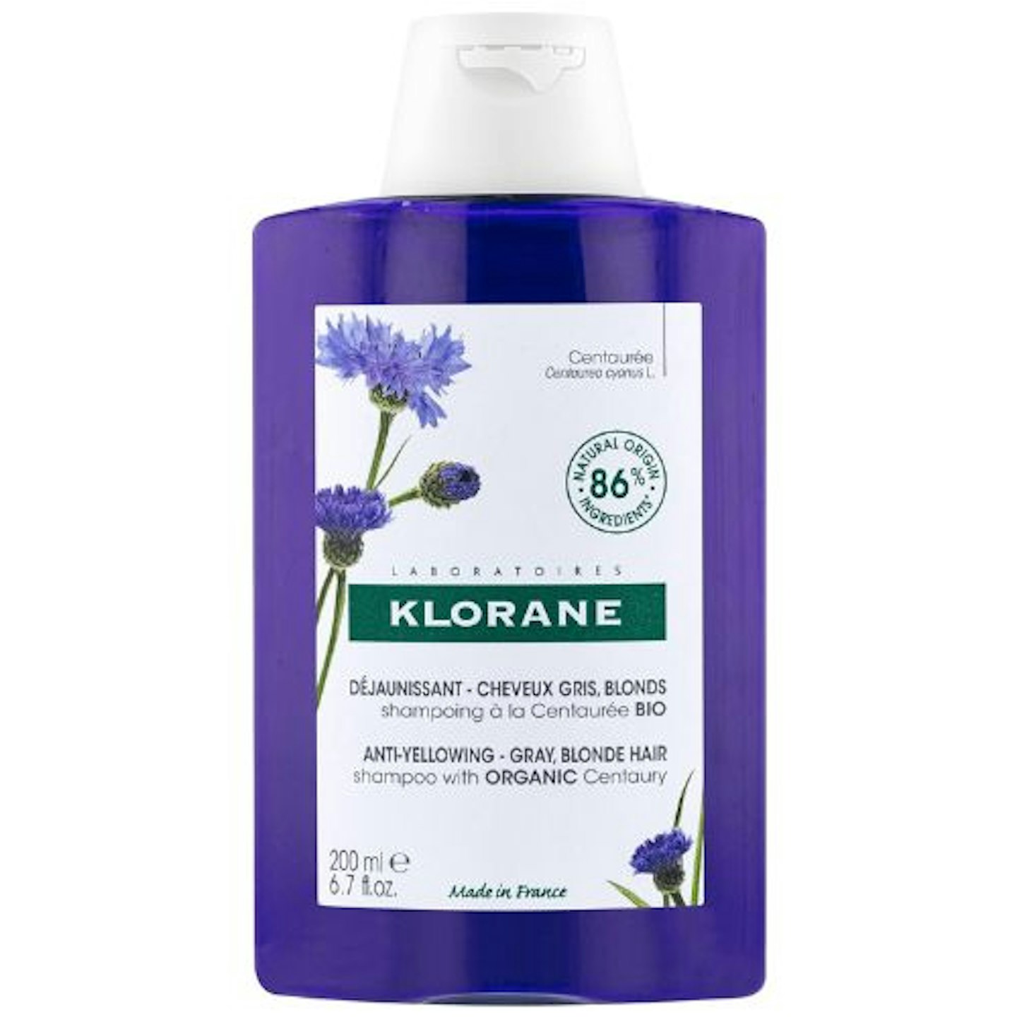 Klorane - Anti-yellowing Shampoo with ORGANIC Centaury