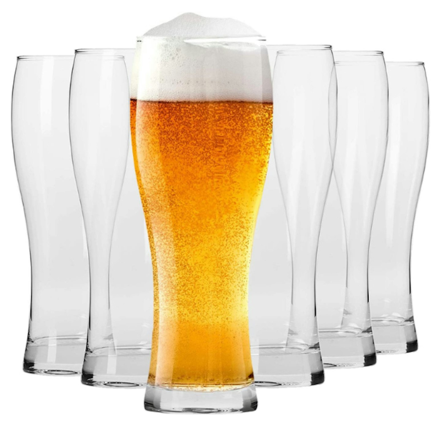 KROSNO Tall Beer Pint Glasses