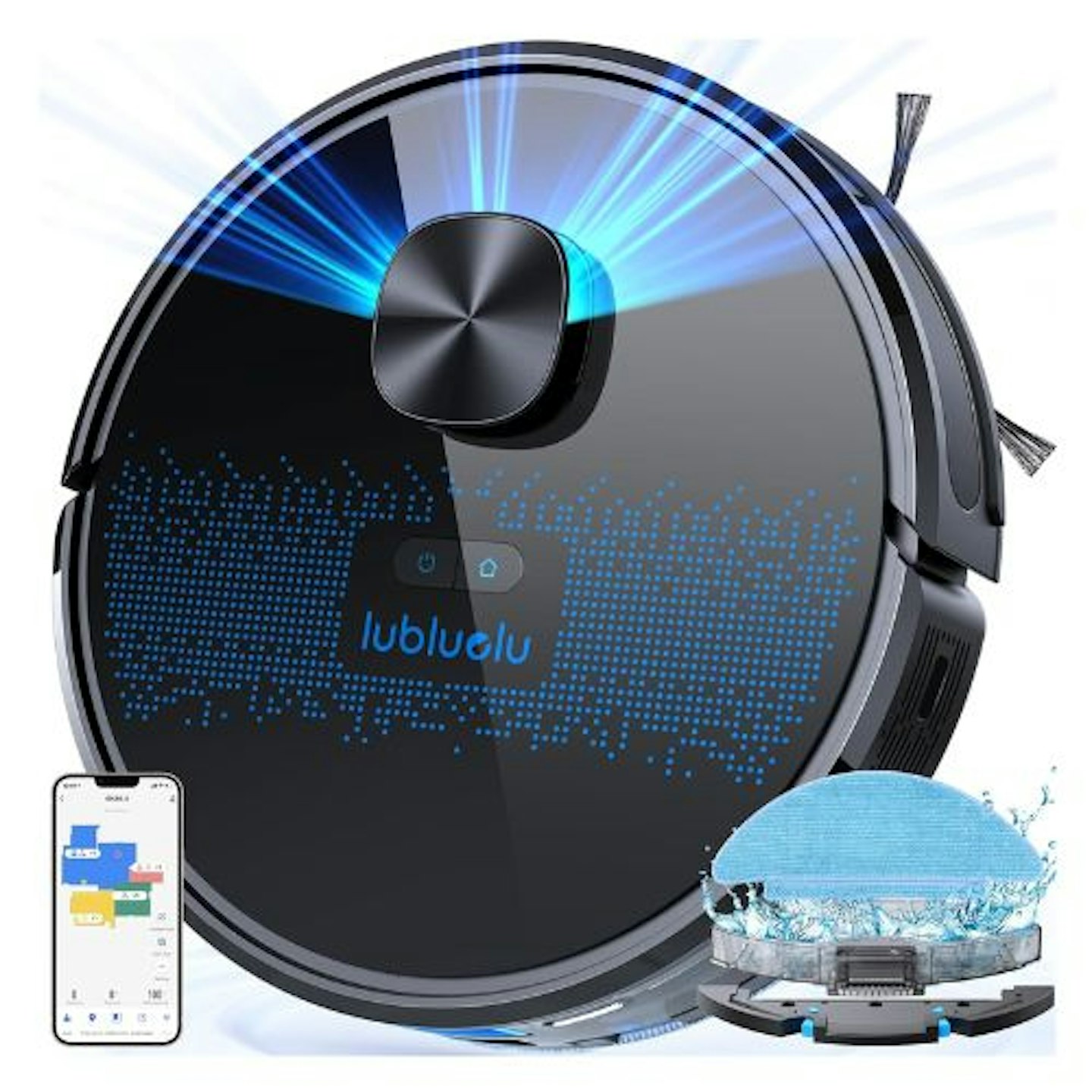 Lubluelu Robot Vacuum Cleaner with Mop