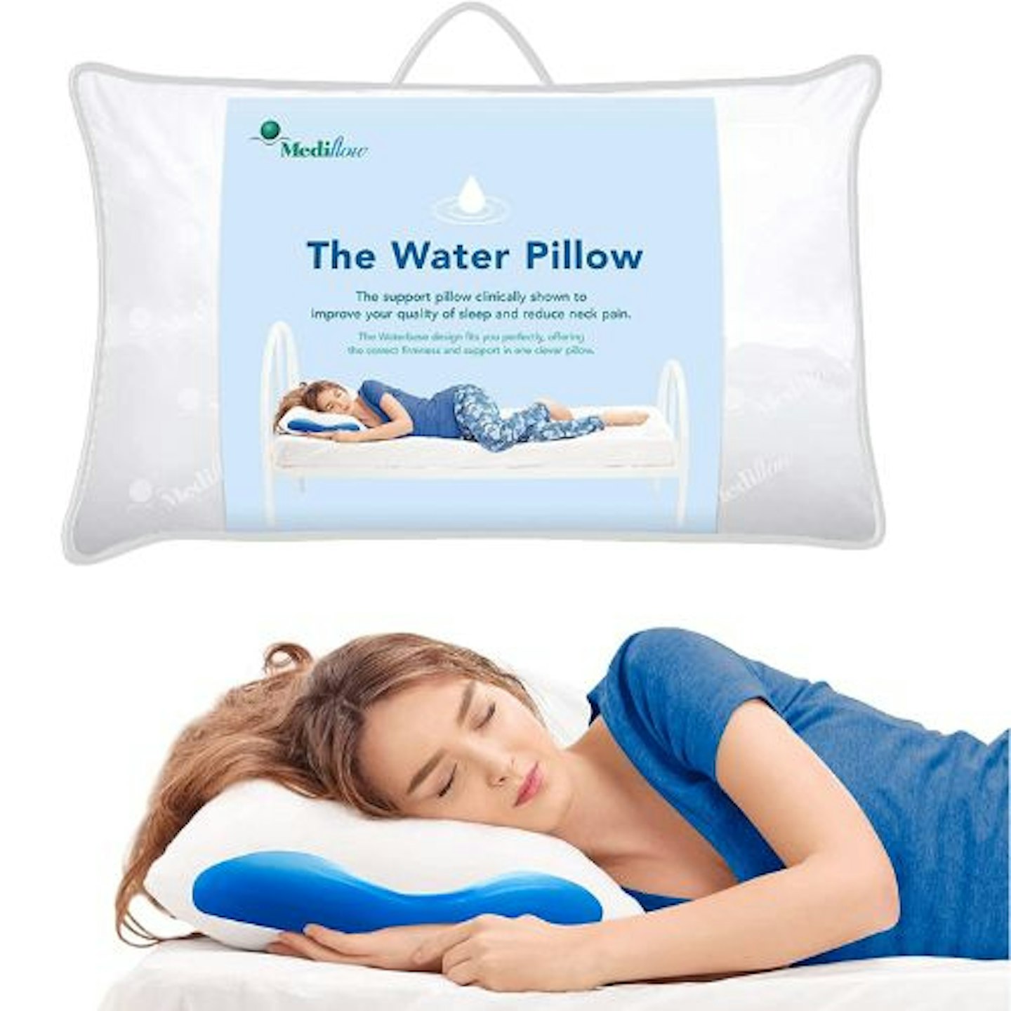The best pillows for neck pain: Mediflow The Water Pillow