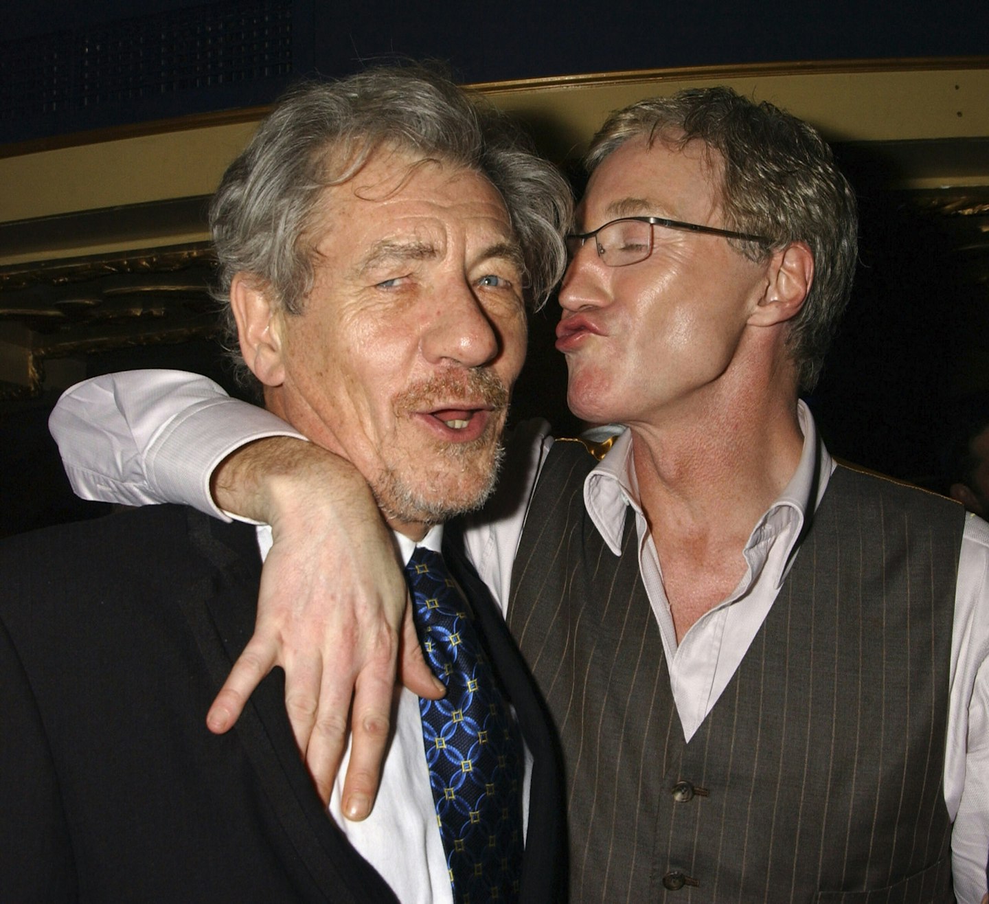 Paul O'Grady with Sir Ian McKellen