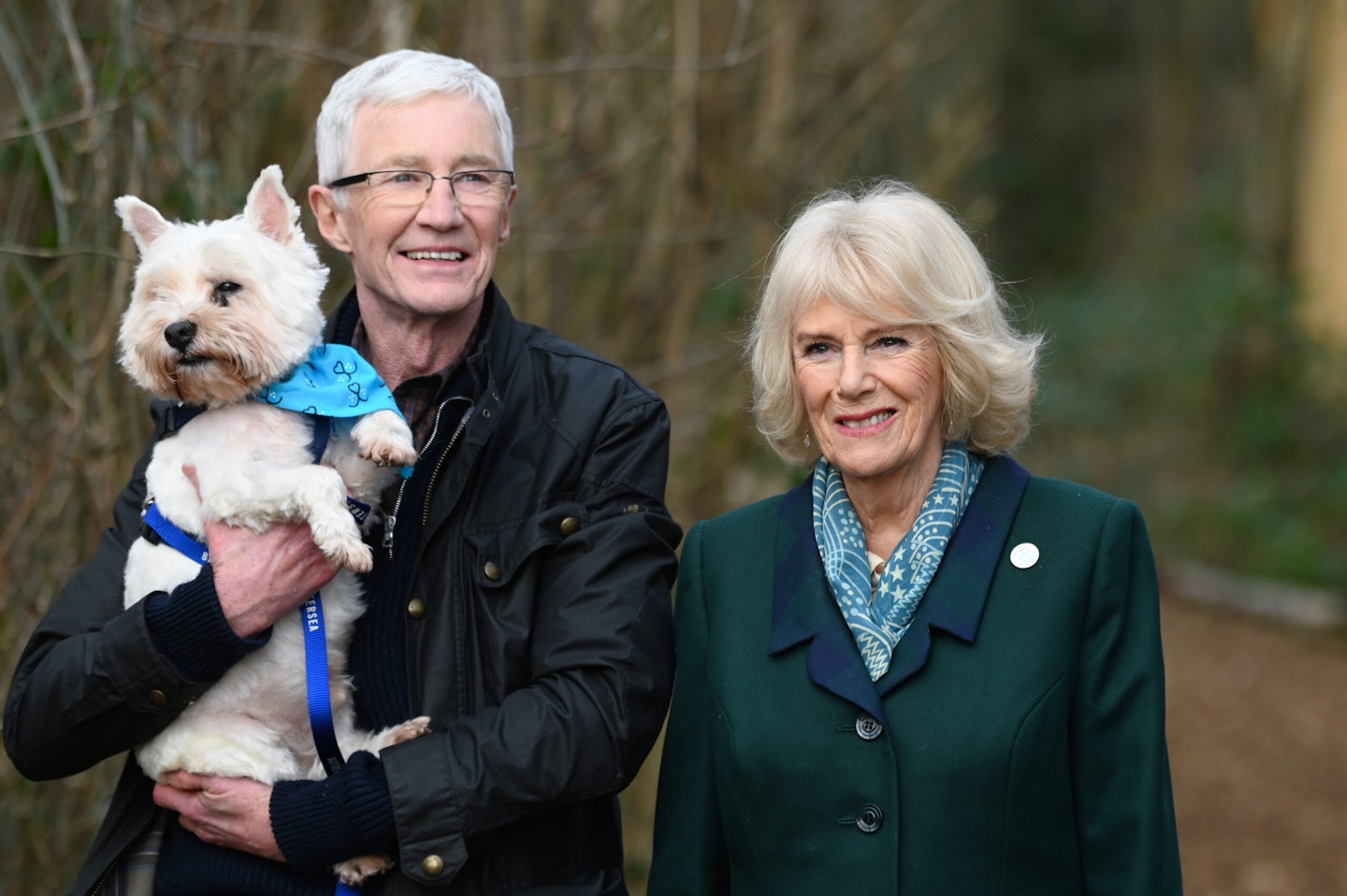 Paul O'Grady with the Queen Consort Camilla