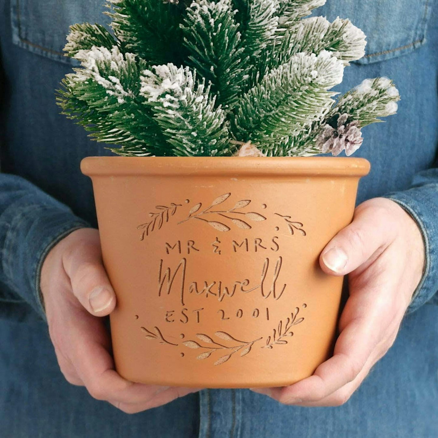 Personalised Engraved Signature Pot