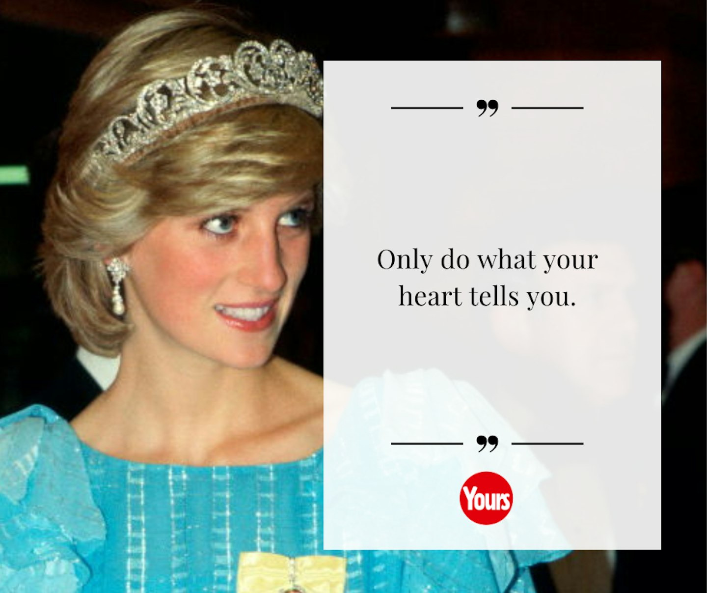 Princess Diana quote about following your heart