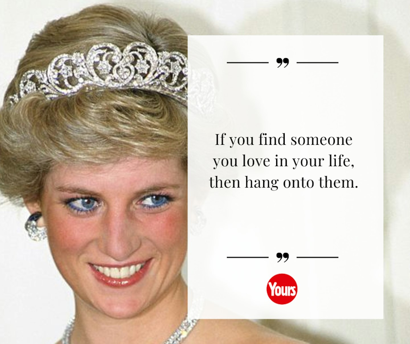 Princess Diana quote about love