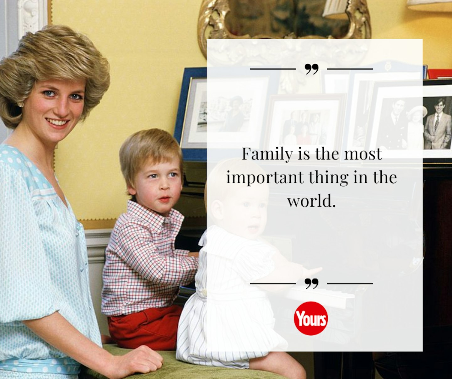 Princess Diana quotes about family