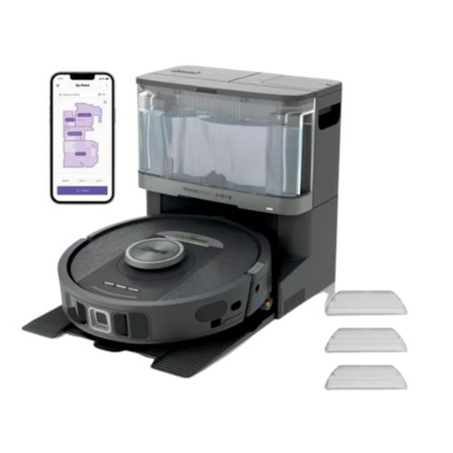 Shark PowerDetect NeverTouch 2-in-1 Self-Empty & Self-Refill Robot Vacuum & Mop (RV2800YEUK)