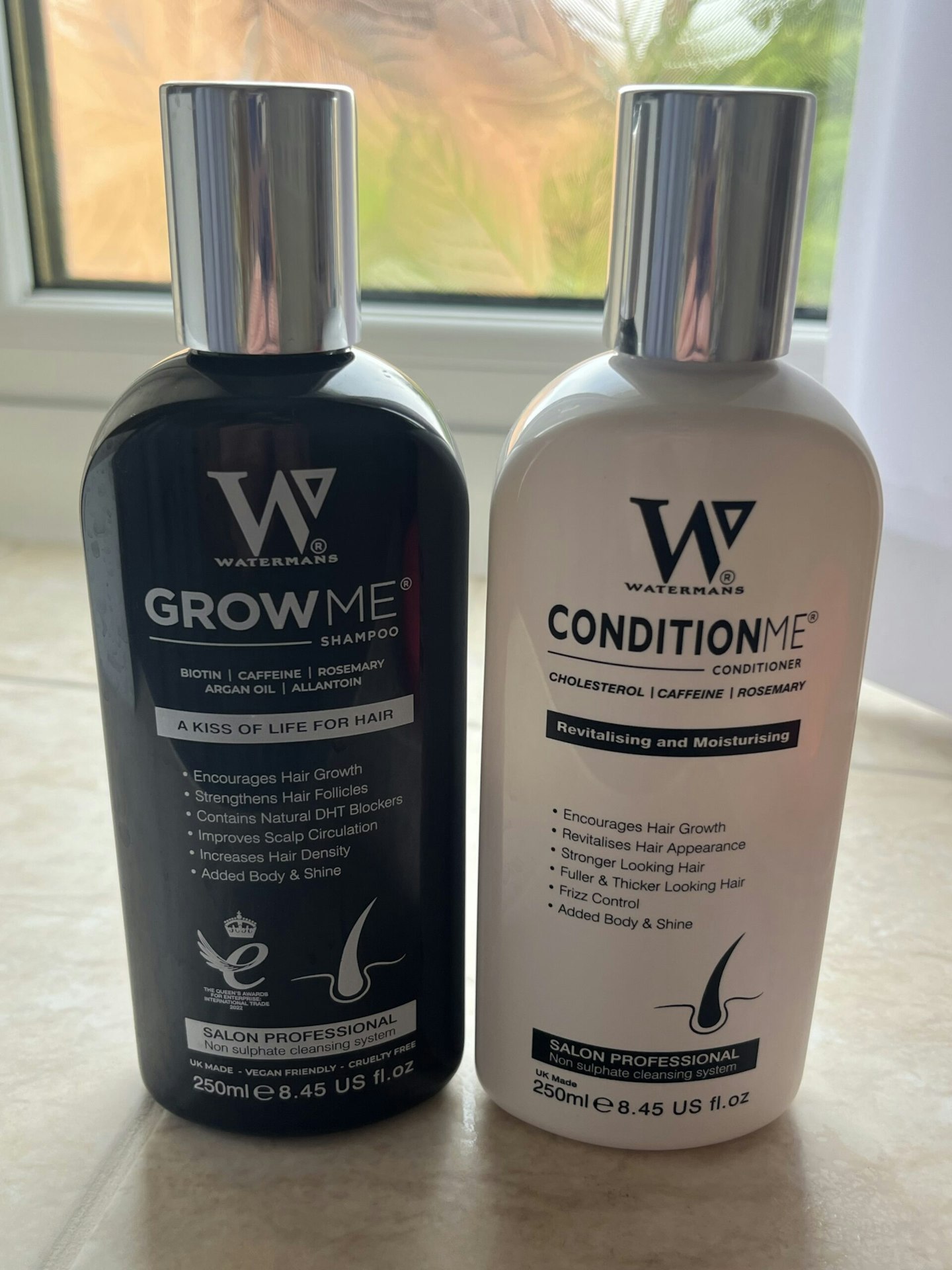 Image of the Watermans Hair Growth Shampoo and Conditioner