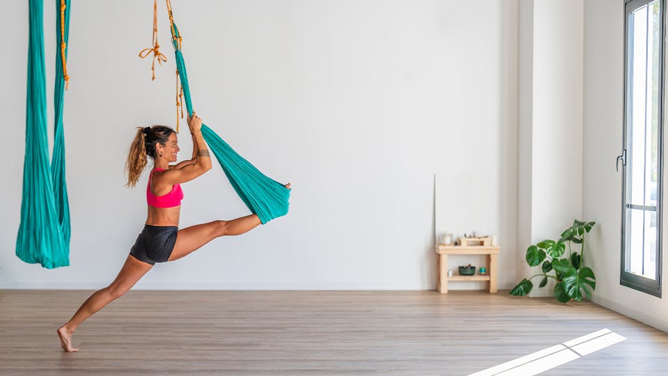 Aerial yoga: Benefits, poses and tips for beginners | Wellbeing | Yours