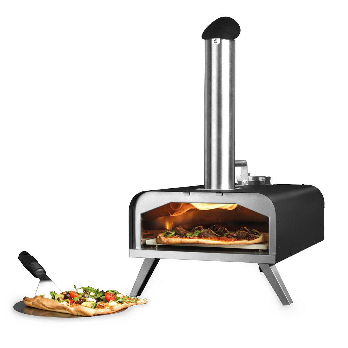 Wood Pellet 12” Outdoor Portable Pizza Oven