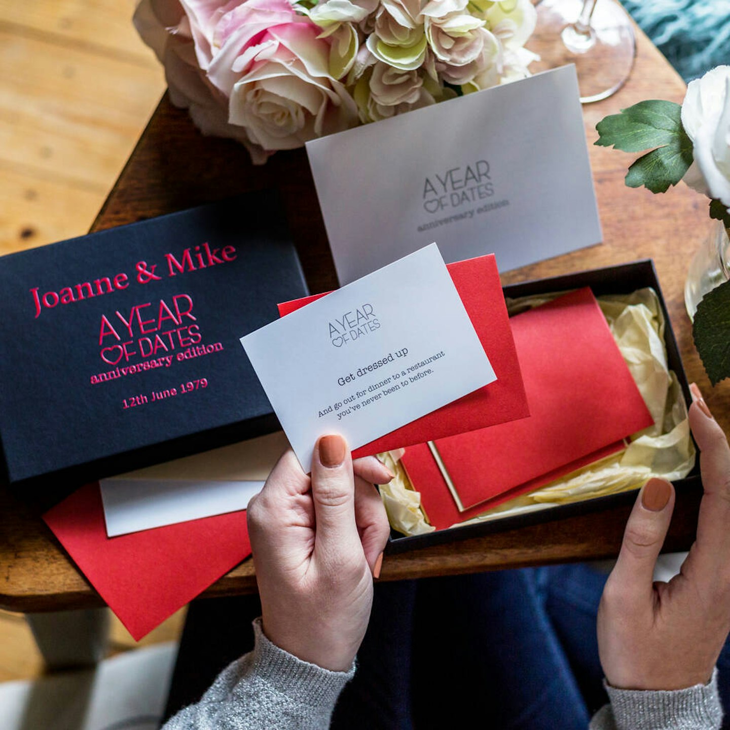 40th Ruby Wedding Anniversary Box Of Dates