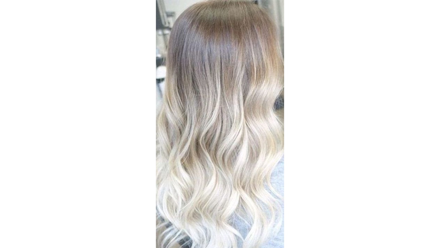 platinum ombre hair