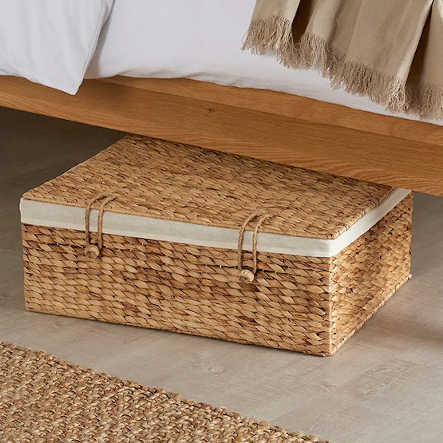 under bed storage basket