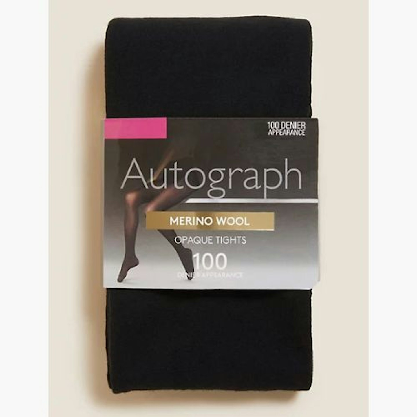 100 Denier Merino Wool Opaque Tights