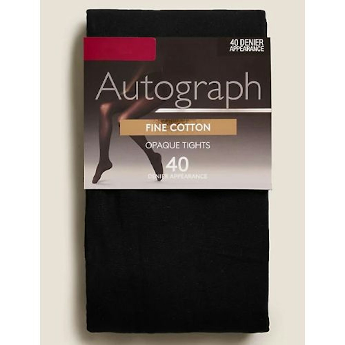 AUTOGRAPH 40 Denier Fine Cotton Opaque Tights