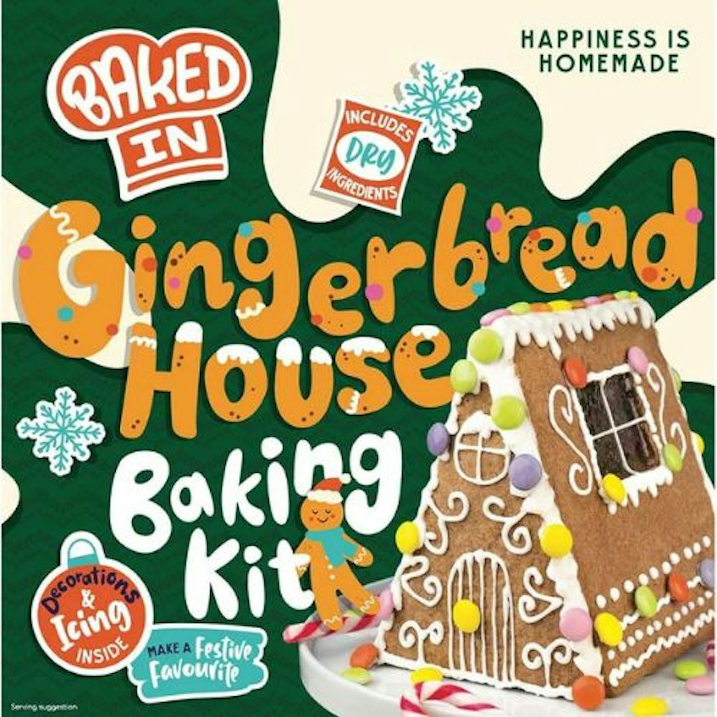 BAKEDIN GINGERBREAD HOUSE BAKING KIT