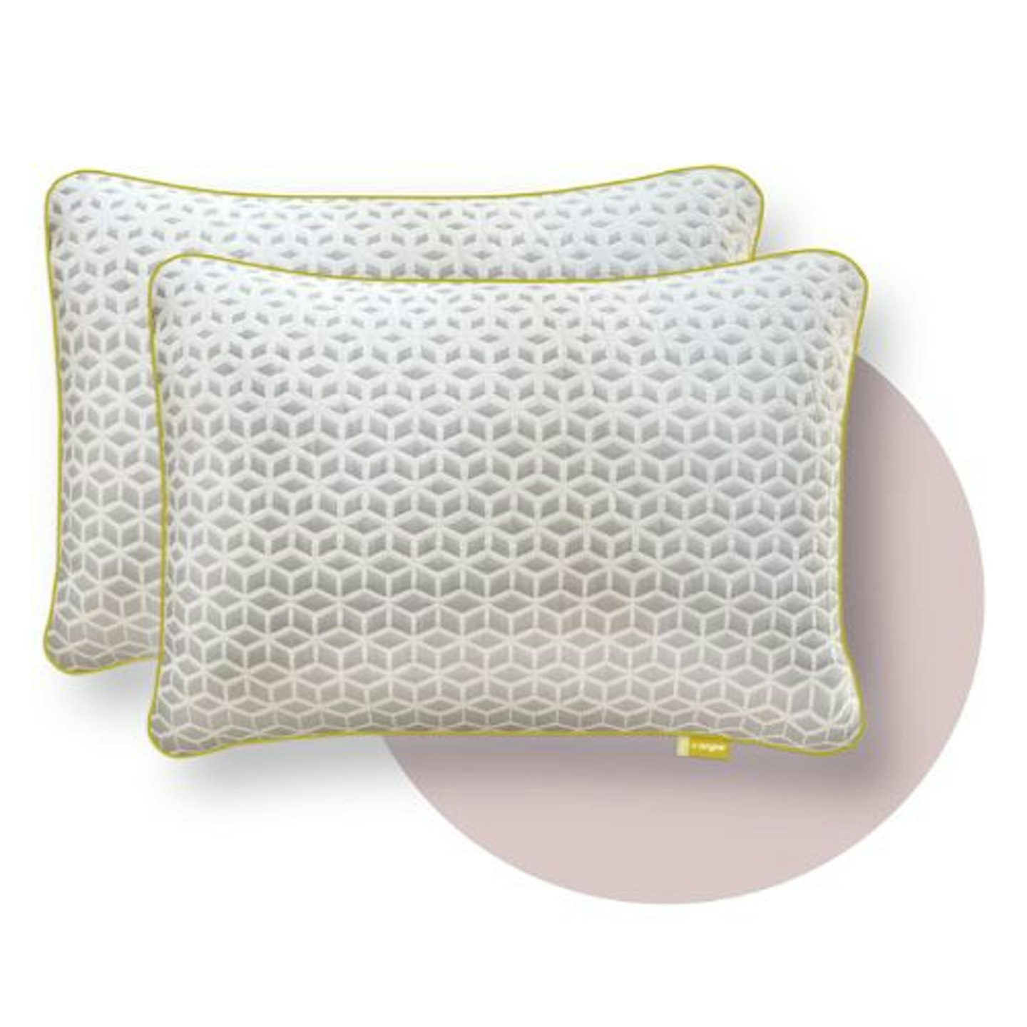 BRIGHTR® LUNA adjustable memory foam pillow bundle