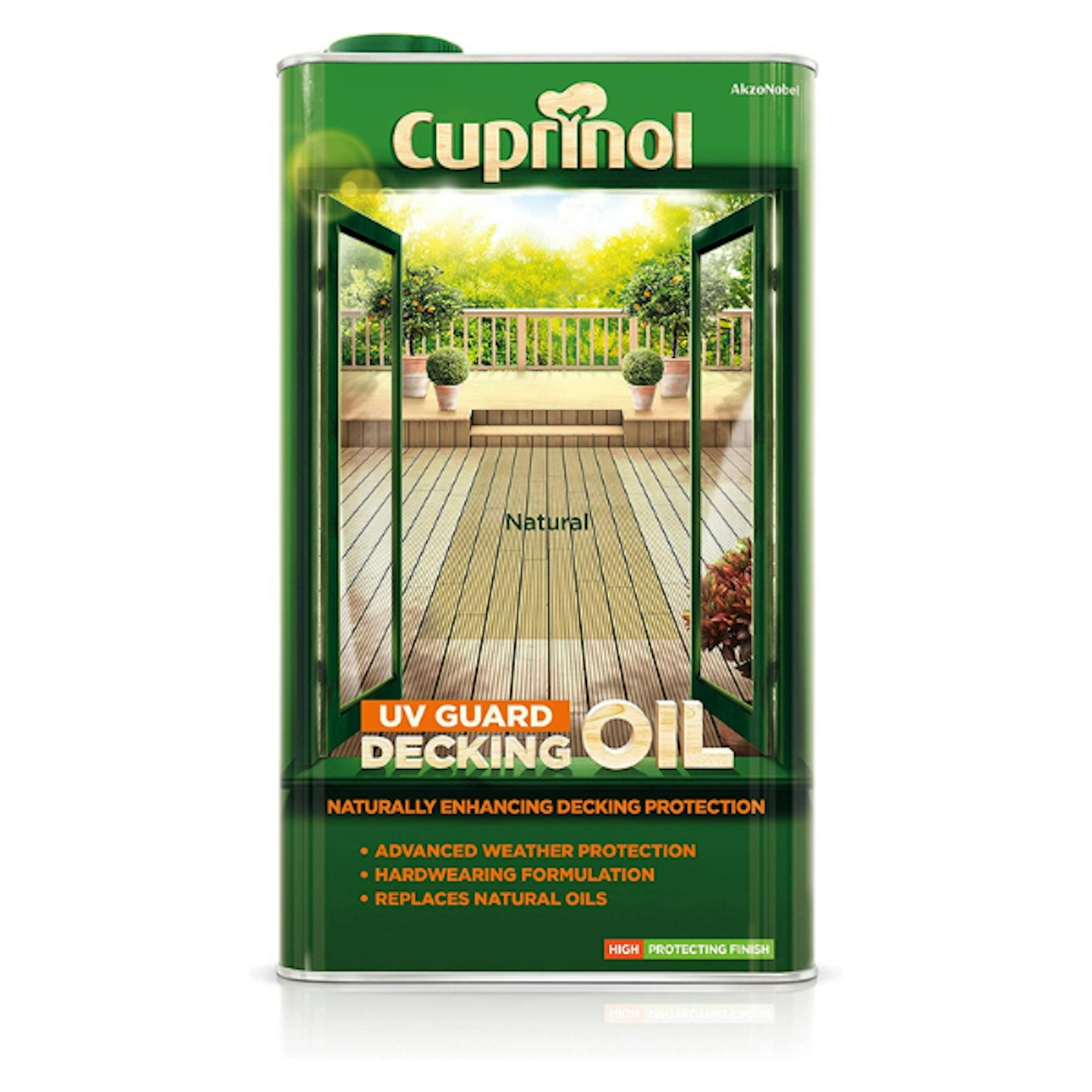 Cuprinol UV Guard Decking Oil Natural 5L