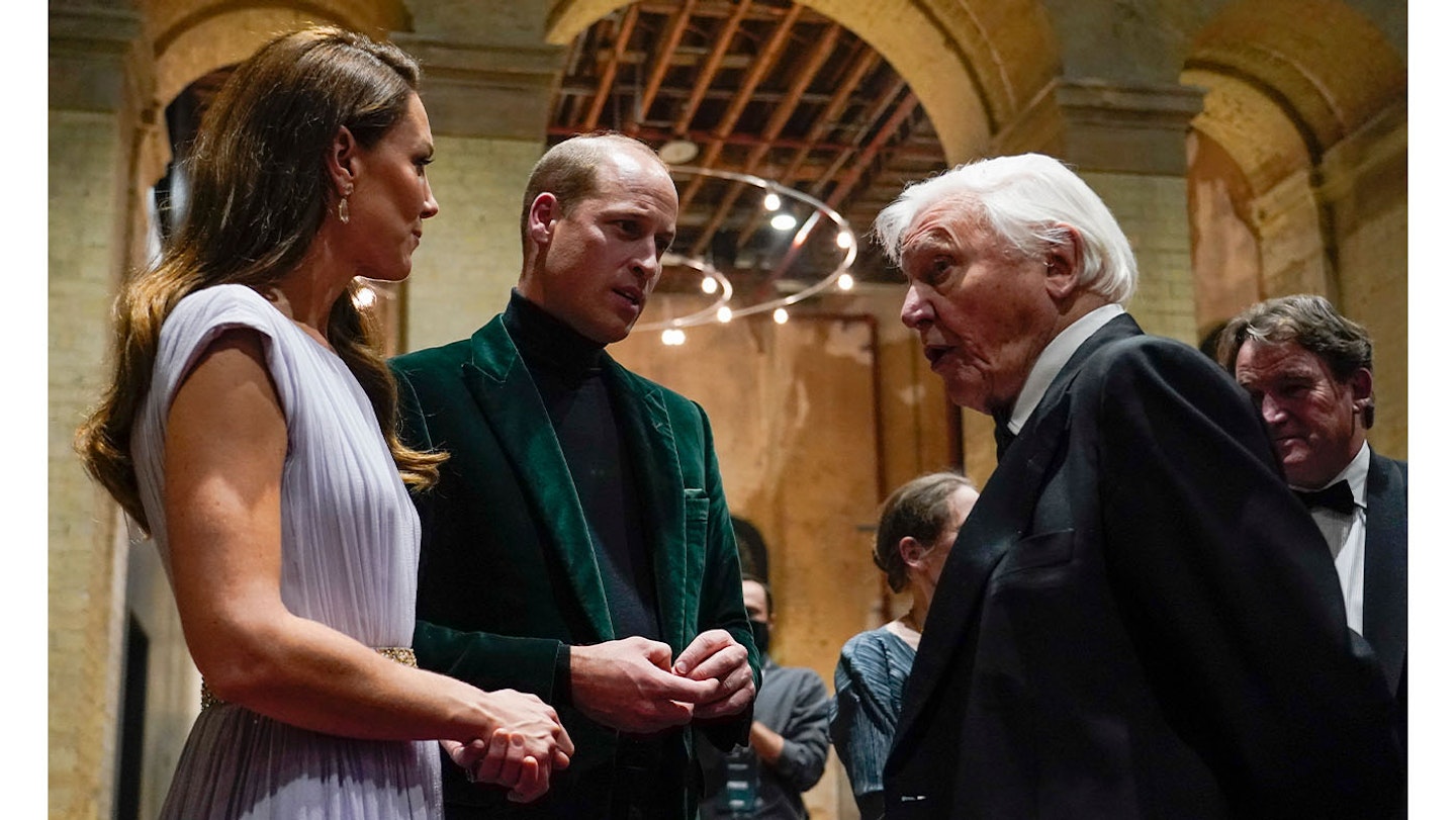 Kate and William with David Attenborough