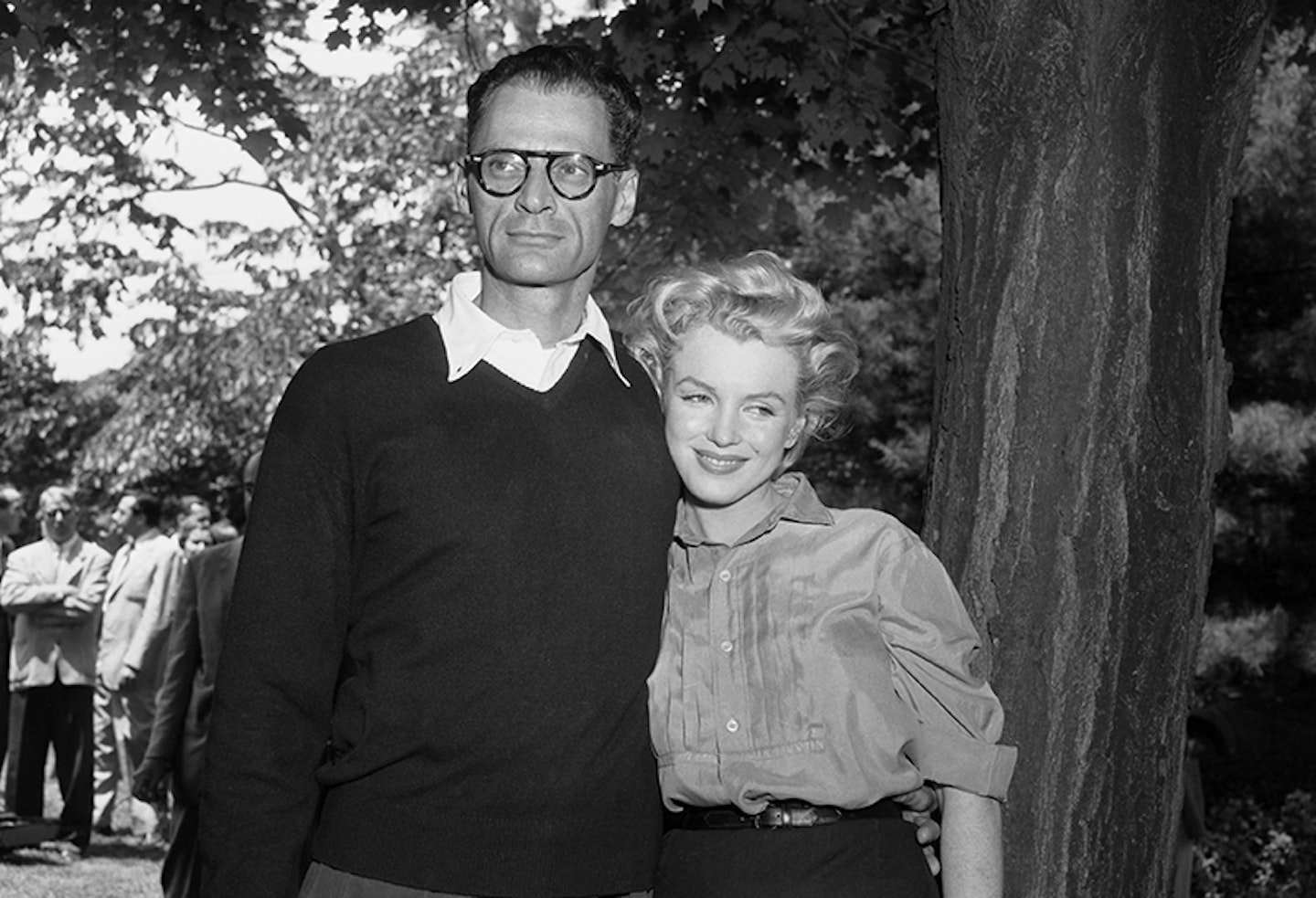 Marilyn Monroe and Arthur Miller