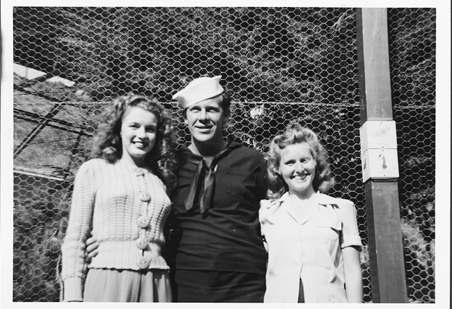 Norma Jeane with her husband James Dougherty