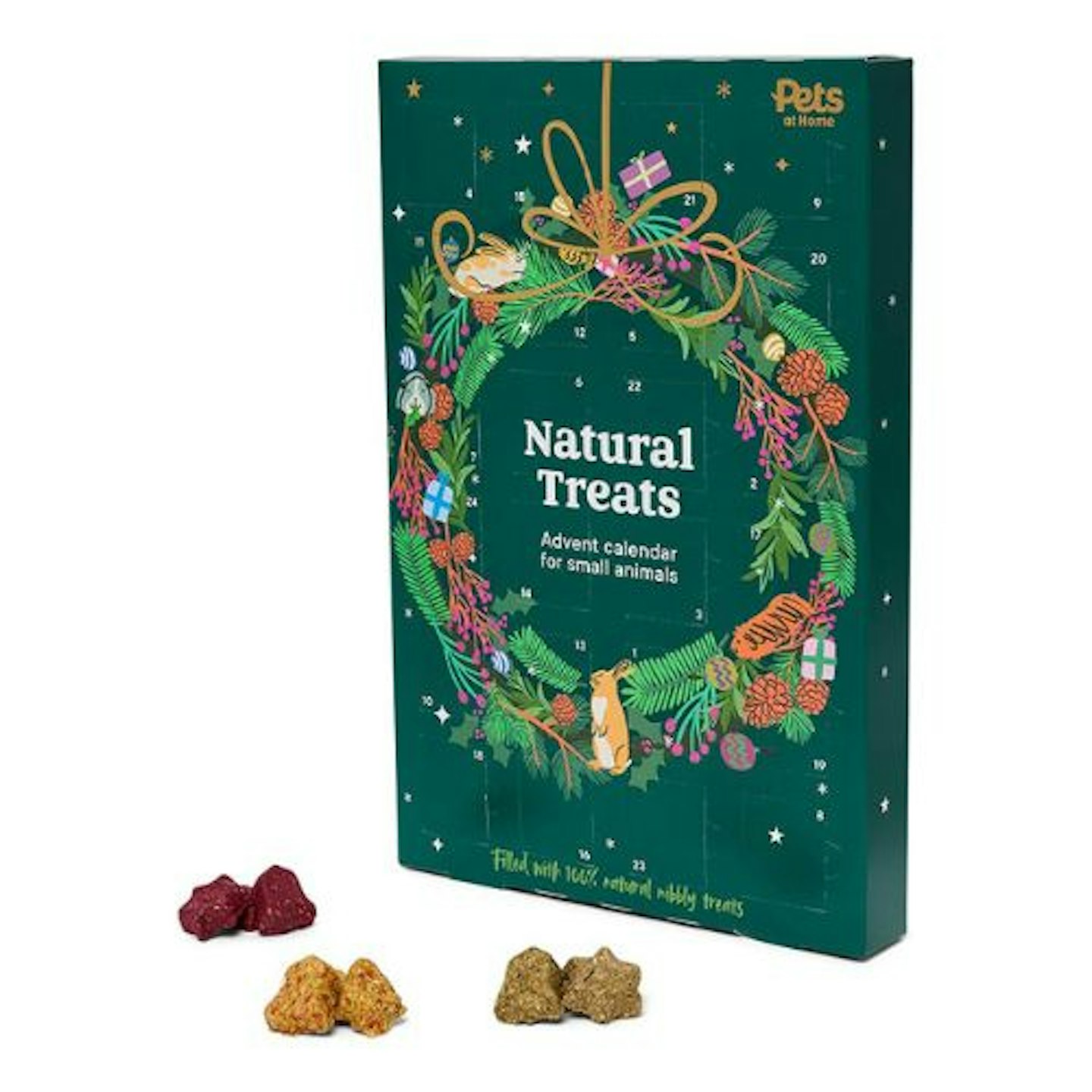 Pets at Home Christmas Natural Treat Small Animal Advent Calendar