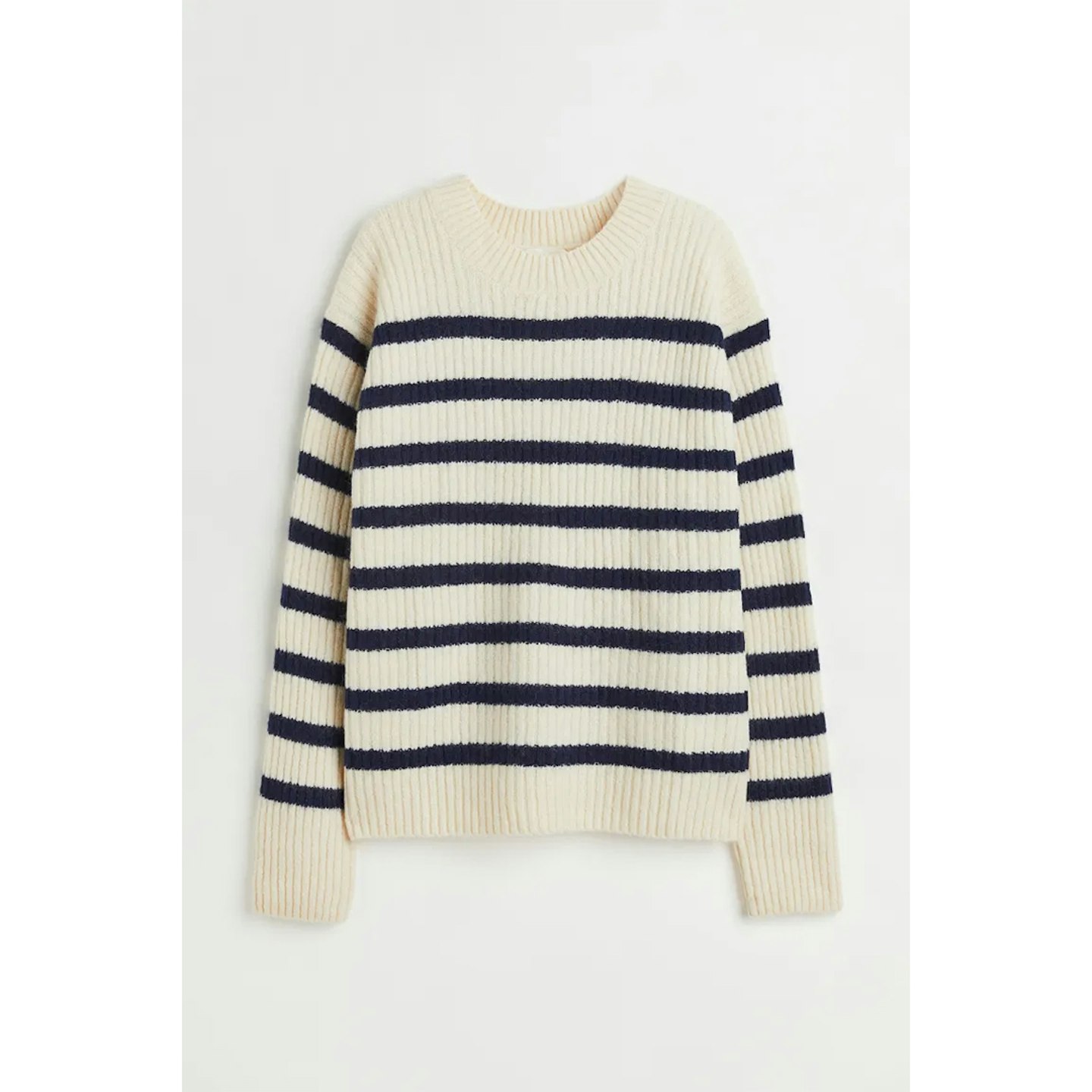 Rib-knit jumper