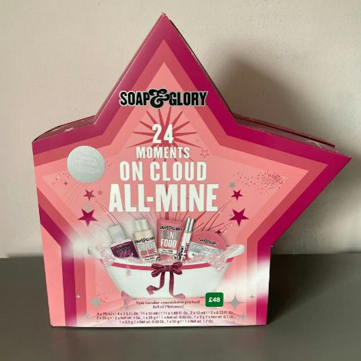 Soap & Glory 24 Moments On Cloud All-Mine Advent Calendar Set