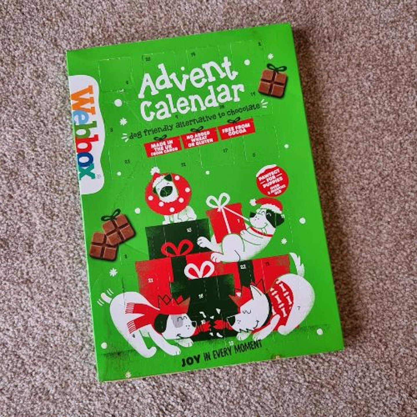 Webbox Dog Safe Chocolate Advent Calendar