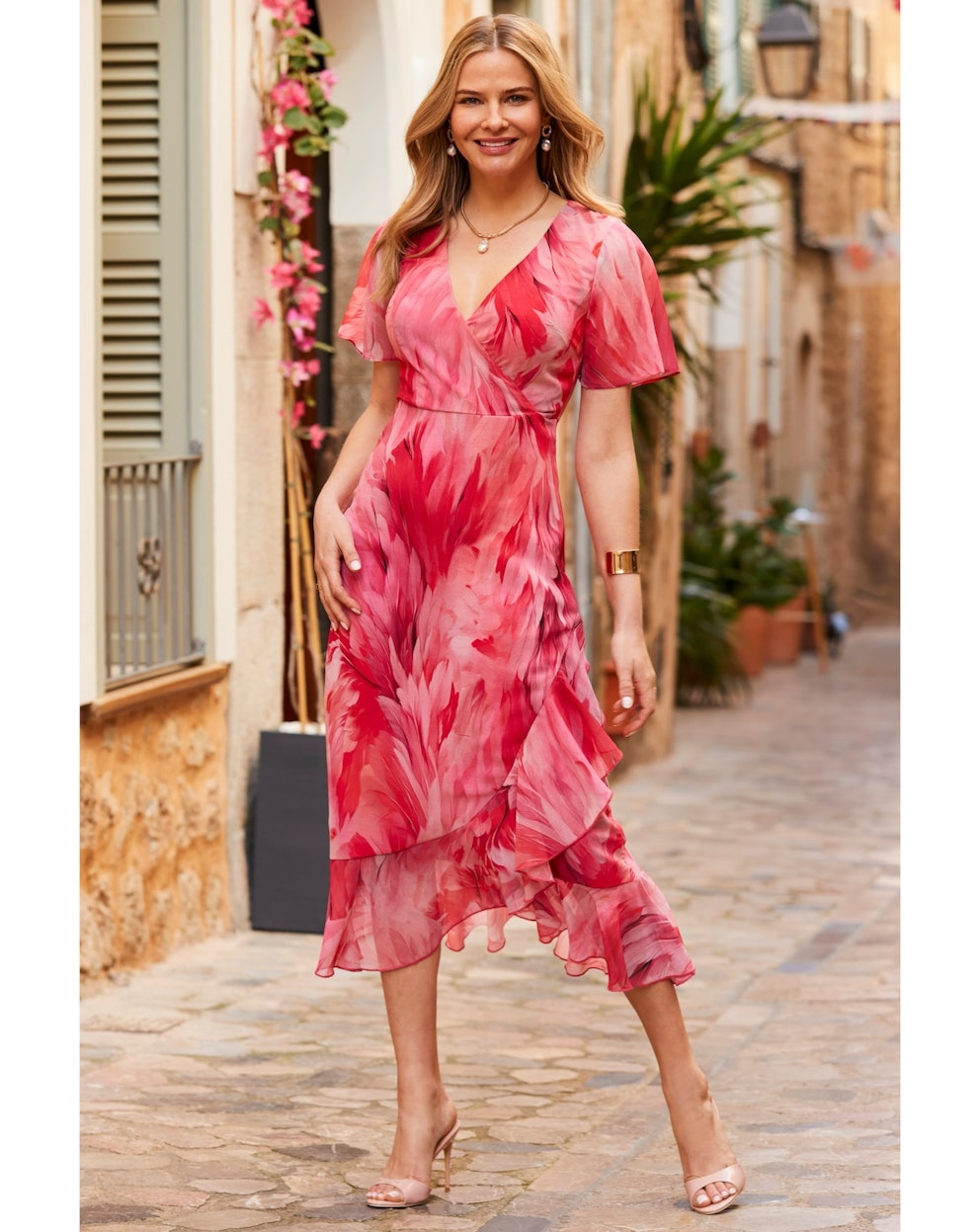 elegant casual dress Women's All Season Long Dress, Green