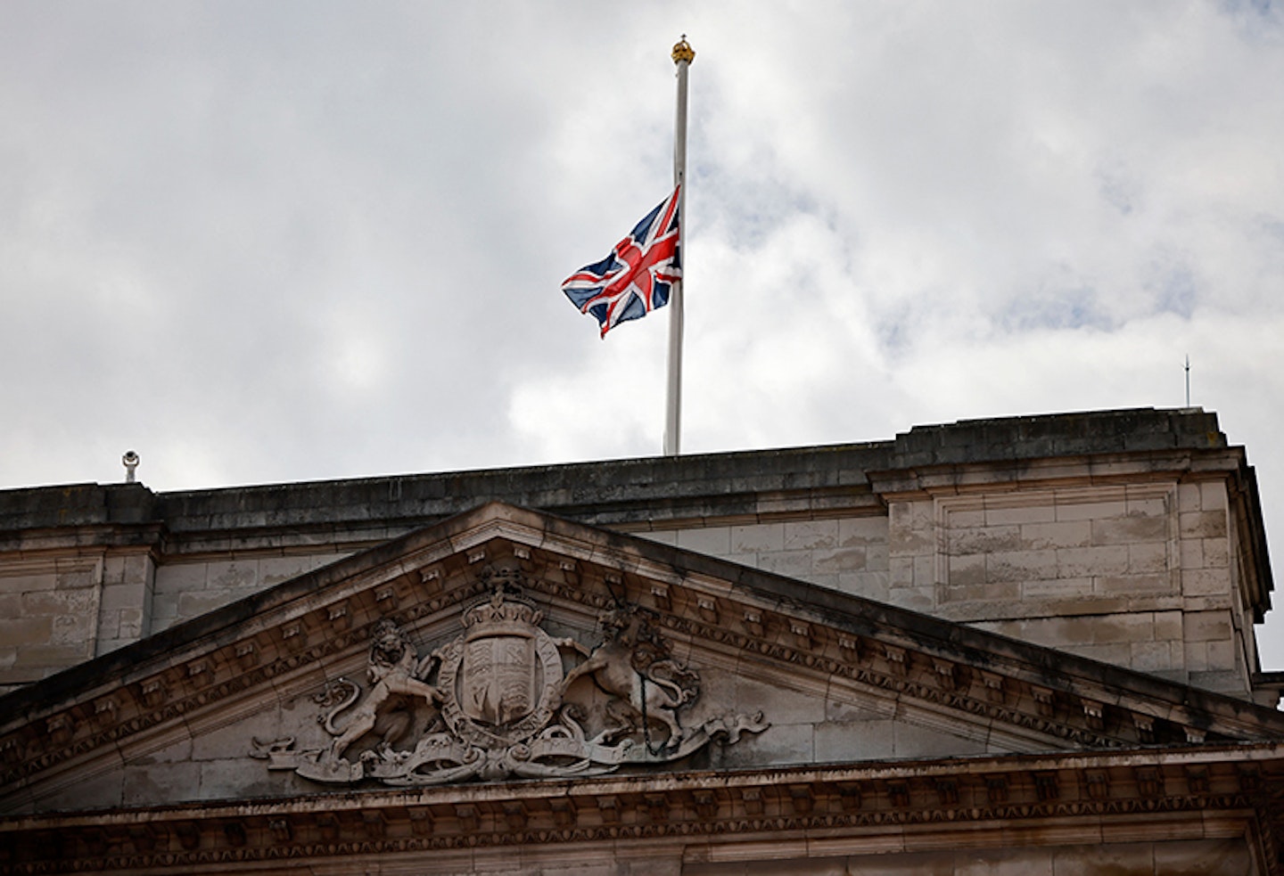 flag at half mast