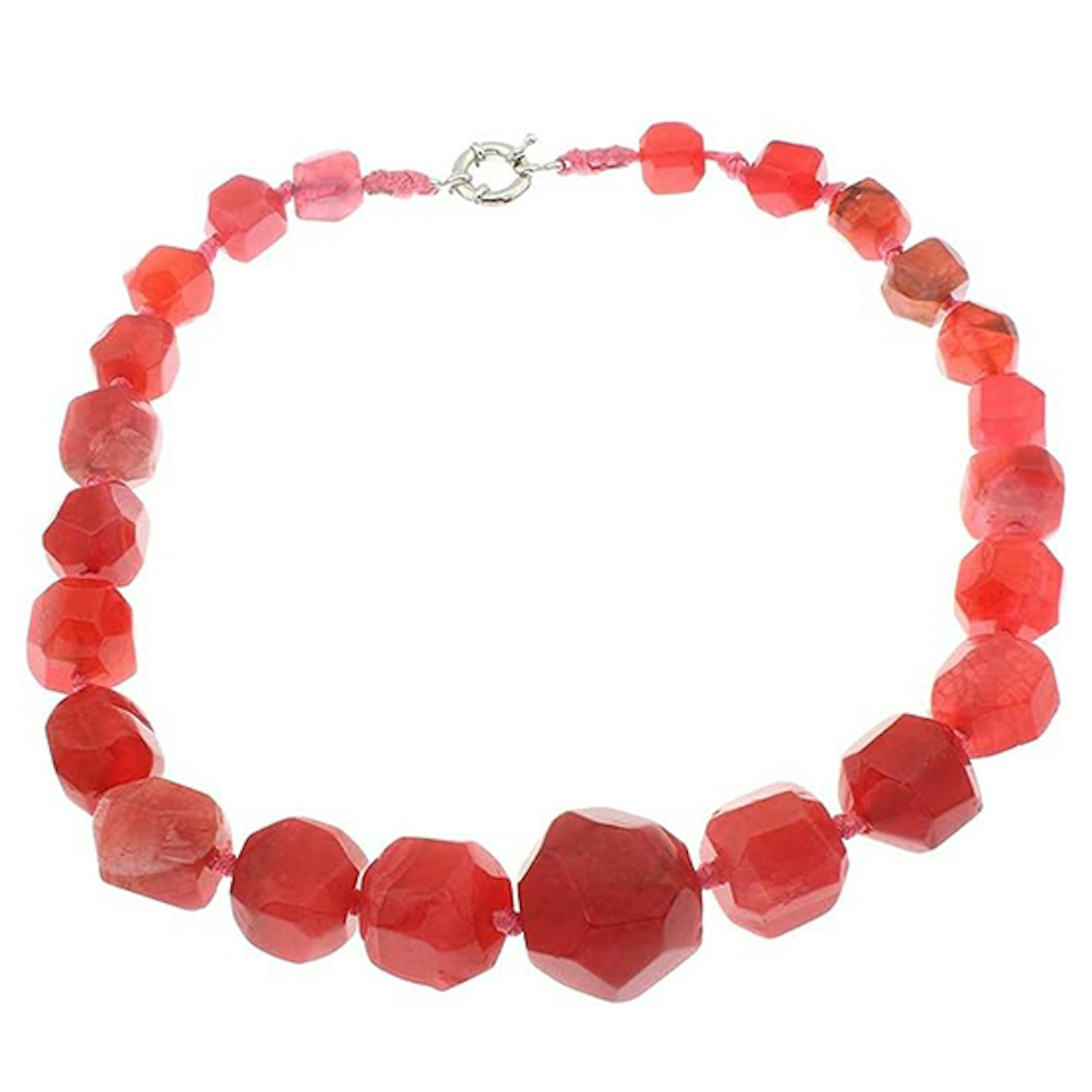 pink necklace