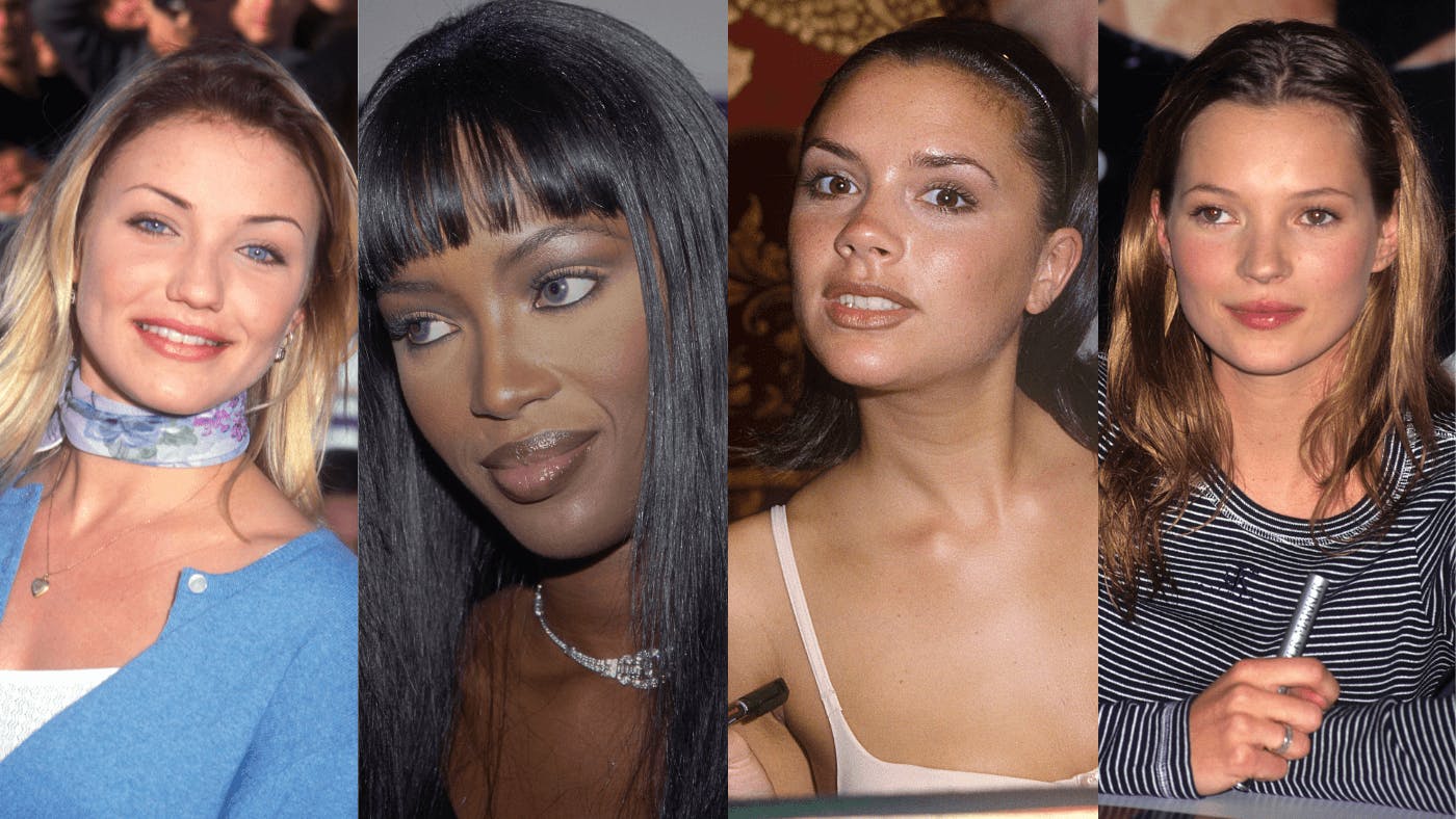 Our favourite 90s makeup trends