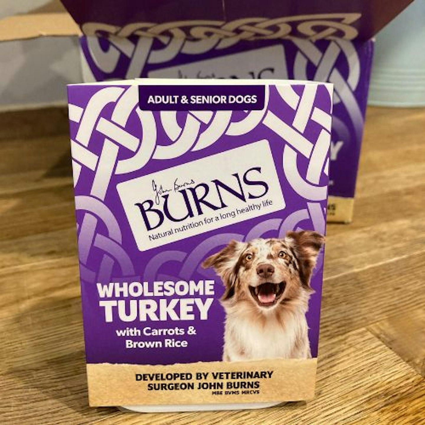 Burns Pet Natural Wet Dog Food For Adult & Senior Dogs – Turkey with Carrots and Brown Rice