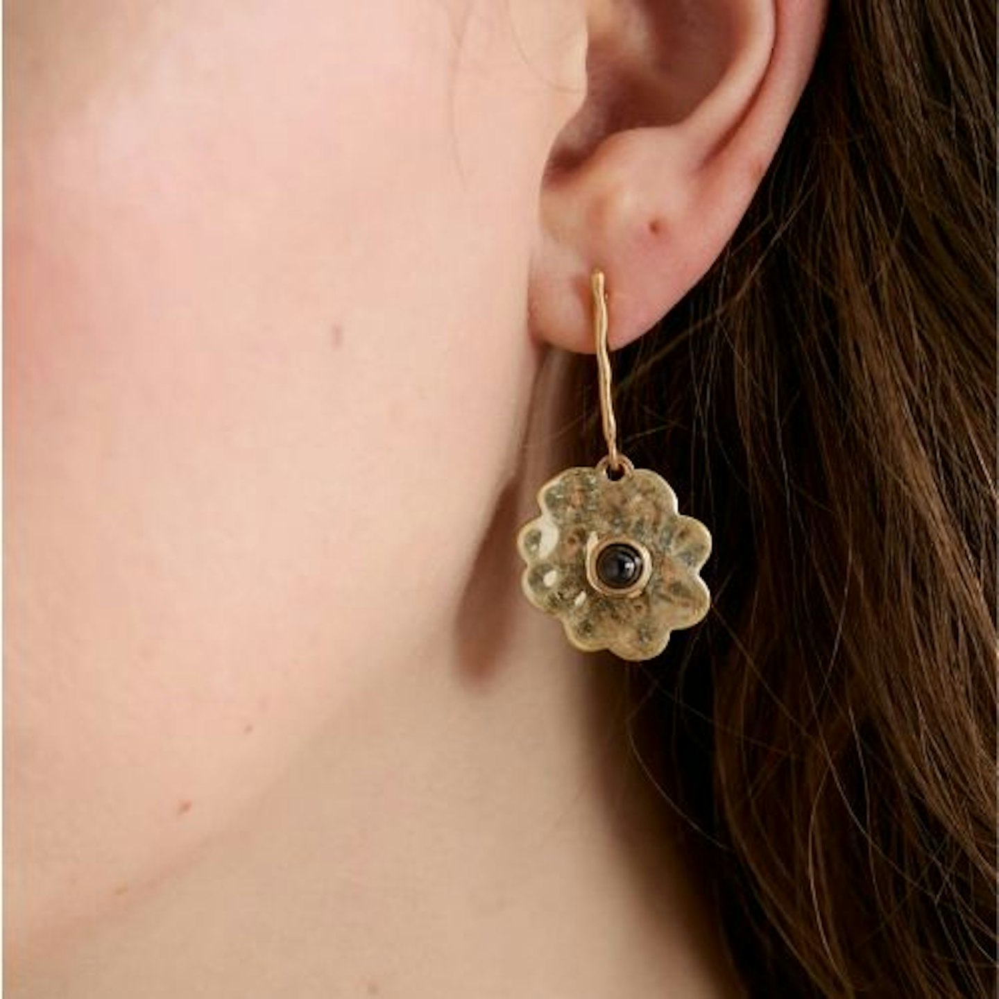Flower Bed Pendant Earrings