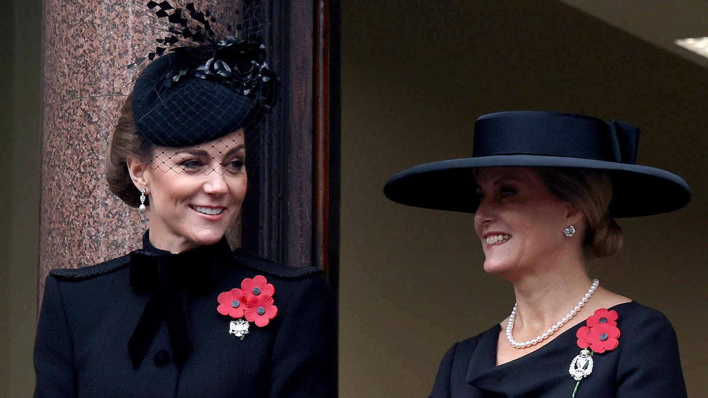 Catherine, Princess of Wales, and Sophie, Duchess of Edinburgh in November 2024