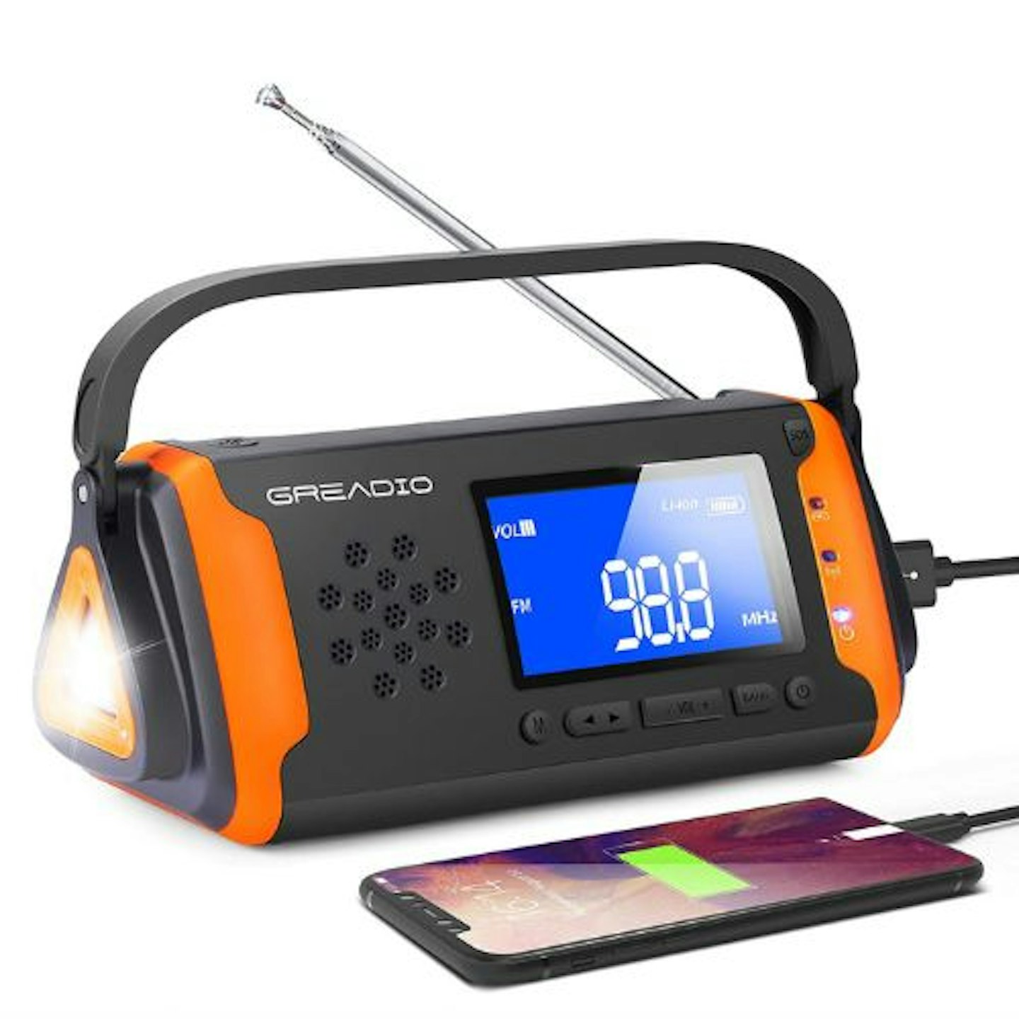 Greadio Solar Radio Emergency Wind Up Radio