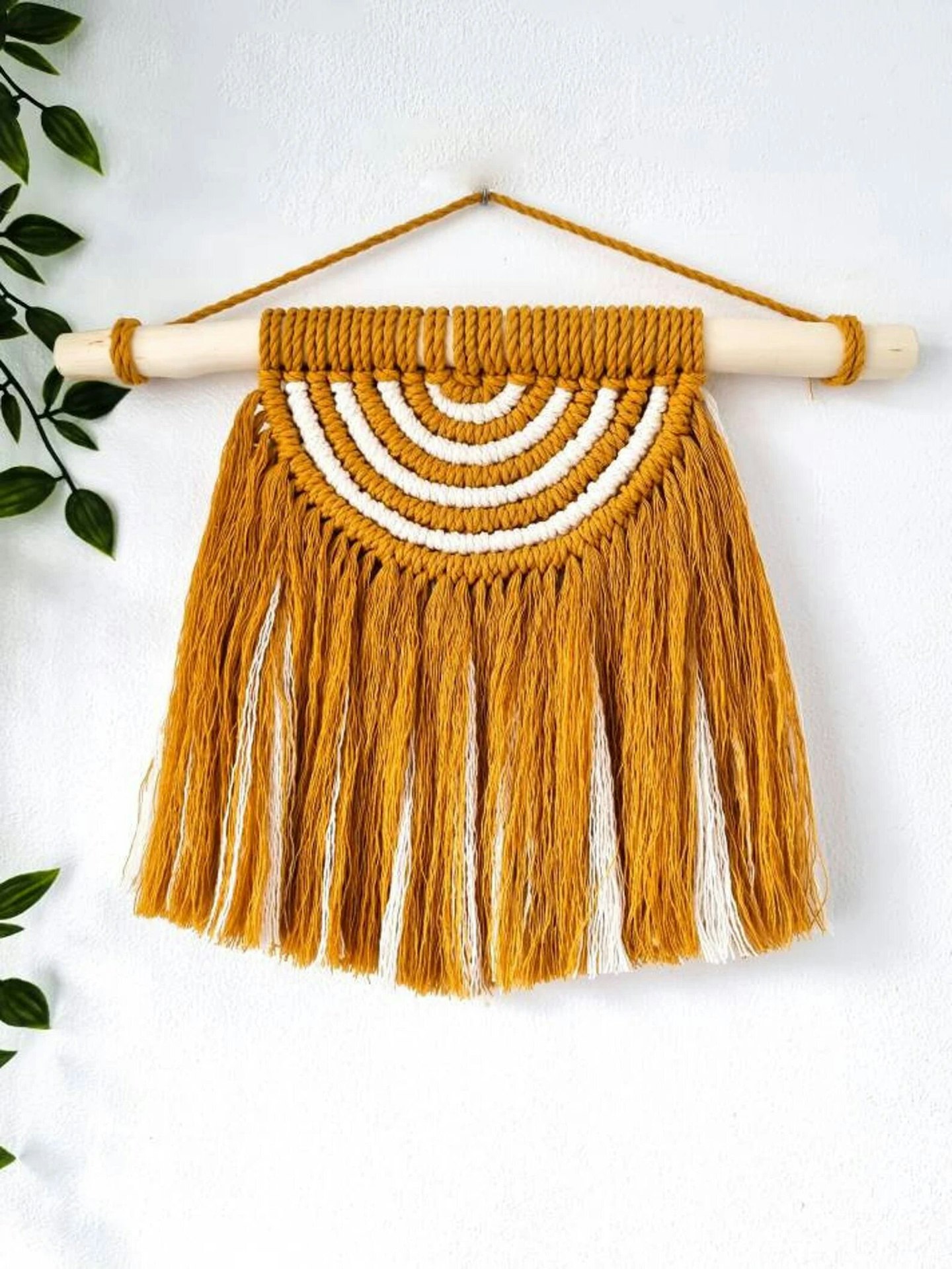 Macrame Half Circle Wall Hanging