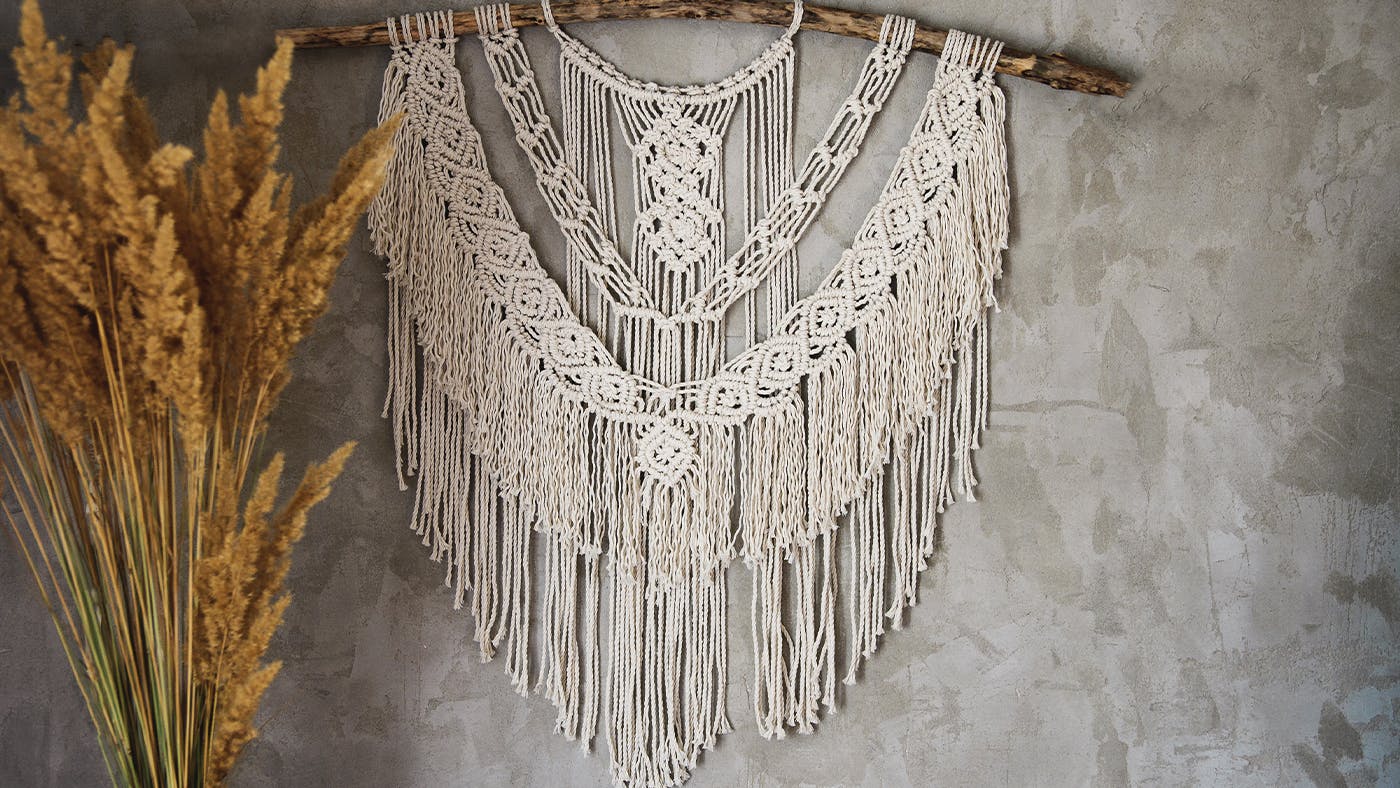 Wall Décor Large macrame wall hanging yarn wall hanging dorm room decor