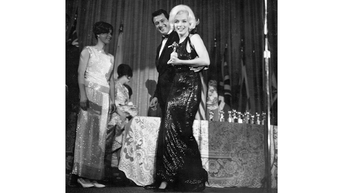 Marilyn Monroe golden globes dress