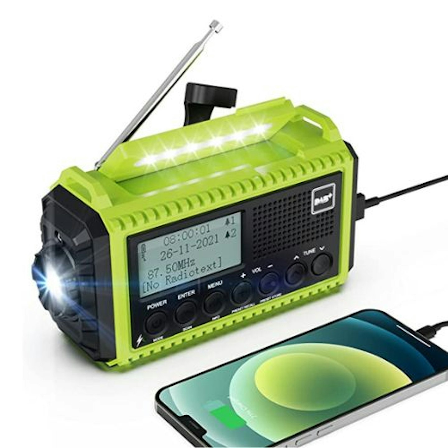 Portable DAB/FM Radio with Rechargeable Battery